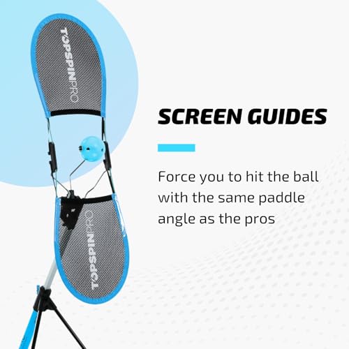 TopspinPro Pickleball Training Aid – Learn Topspin Fast for Better Control & Consistency | Practice Anywhere, Anytime | Patent-Proven System for Recreational Players
