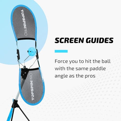 TopspinPro Pickleball Training Aid – Learn Topspin Fast for Better Control & Consistency | Practice Anywhere, Anytime | Patent-Proven System for Recreational Players