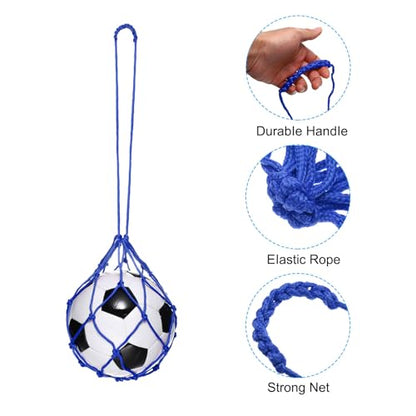 PATIKIL Solo Football Kick Net, Football Return Throw Training Net Soccer Training Aid Control Skills for Youth Adult Kicking Practice