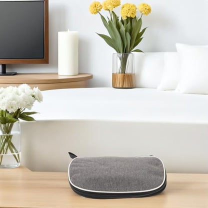 OUNONA Table Tennis Paddle Bag Portable Paddle Case Gray Protective Racket Cover Storage Holder for Ping Pong Rackets Sports Use
