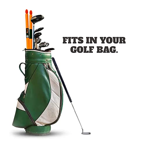 WHYGOLF Padded Golf Alignment Rods - Golf Alignment Sticks with Protective Padding, Create Golf Swing Trainer Angles Like Pro Trainers with Our Golf Training Tool