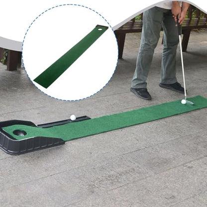 Golf Putting Mat with Ball Return - Indoor Putting Green for Practice & Skill Improvement