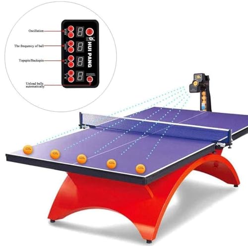 Table Tennis Robot, Ball Catching Net, Automatic Ball Recovery Function, for Training Practice