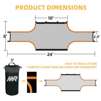 MR Soccer Goal Target Sheet, Field Net, Professional Shooting Practice Aid