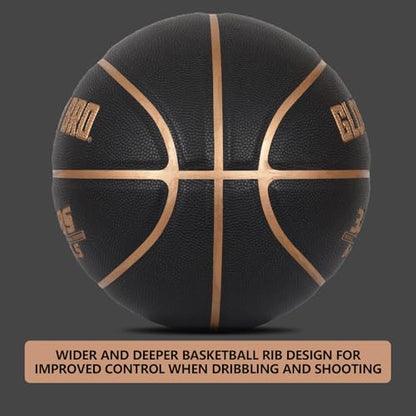 Weighted Basketball Grey 28.5"/29.5", 2.2LBS/3LBS Non-Slip Outdoor/Indoor Heavy Training Basketball for Dribbling, Passing, Rebounding & Skill Development