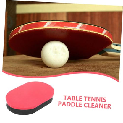 Mikikit 2Pcs Table Tennis Paddle Cleaner Kit High-Efficiency Sponge Wipe Tool for Racket Cleaning Suitable for Table Tennis Supplies
