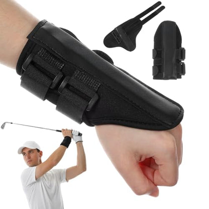 Nogeqi Golf Wrist Training Aid, Golf Wrist Trainer, Adjustable Golf Wrist Brace, Golf Training Aids for Beginners and Pros Train Swing Gesture Auxiliary Tools(Reinforced)