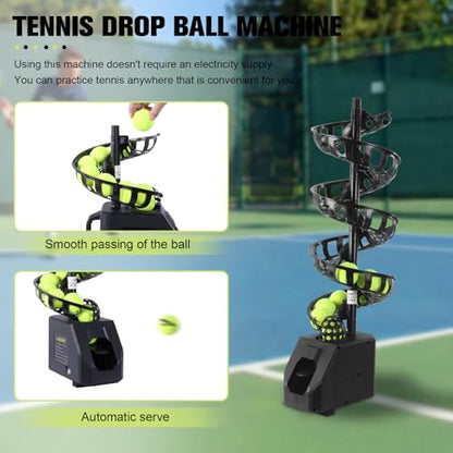 Pickleball Automatic with 10 Pickleballs Portable Pickleball 5 Adjustable Angles 2 Power Level for All-Levels Ages Beginners Kids Coaches
