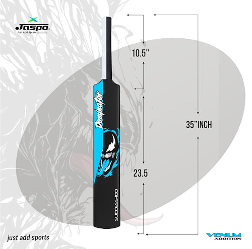 Jaspo Dominator Venom Edition 34 Inches Plastic Cricket Bat,Ball Octopus Gripbest for Practicing- to Play with Soft Rubber, Tennis Wind Ball.