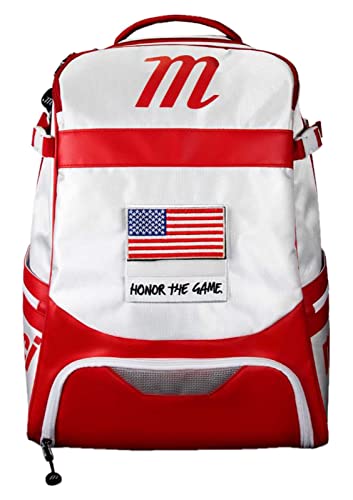 Marucci Dynamo Bat Pack - color: WHITE/RED