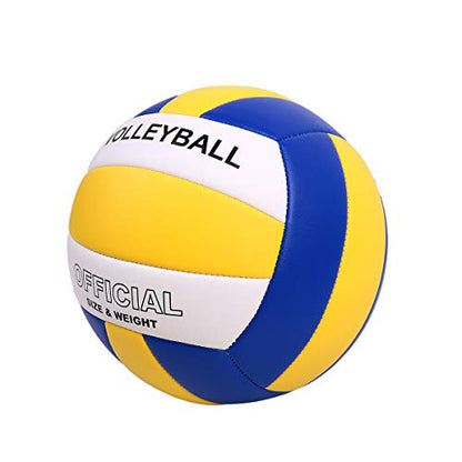 Official Size 5 Volleyball, Soft Indoor Outdoor Volleyball for Game Gym Training Beach Play