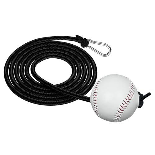 Baseball and Softball Batting Swing Trainer, Enhance Hitting Skills with Baseball Hitting Rope and Toss for Easy Drills – Hand-Eye Coordination, and Boost Bat Speed for All Skill Levels