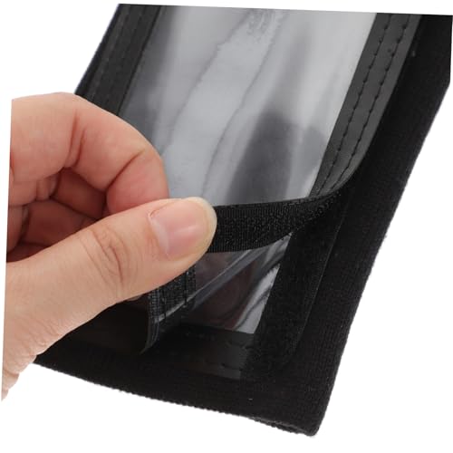 Veemoon Football Tactical Wristband M Black Protective Soft Outdoor Sports Armband for Quarterbacks and Touch Football Play Breathable Wrist Cover for Training and Game