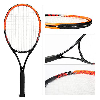 KEVENZ Tennis Racket for Adults,Carbon Fiber Tennis Racquet with Carring Bag,Light Weight and Shock Resistant