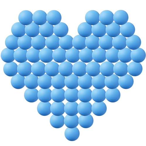 120 Pack Colored Ping Pong Balls, 40mm Table Tennis Balls, Beer Ping Pong Games Fun Arts, Cat, DIY Intellectual Development Tools, Party Decoration Balls - color: Light Blue
