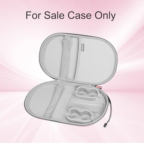 Carrying Case for Ping Pong Paddles/Table Tennis Paddles/Racquet Cyber Shape Hexagon,Fits for 2 Paddles and 4 balls - color: Large Pink