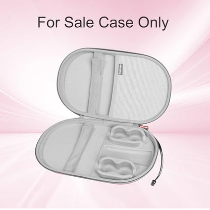 Carrying Case for Ping Pong Paddles/Table Tennis Paddles/Racquet Cyber Shape Hexagon,Fits for 2 Paddles and 4 balls - color: Large Pink
