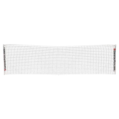 GAMMA Portable Pickleball Net, 22ft & 11ft Sets, 2mm Braided Indoor and Outdoor Pickleball Net for Practice, Friend and Family Games, Versatile Design, 22ft Regulation Size for Tournament Play - style: 11' Net Only