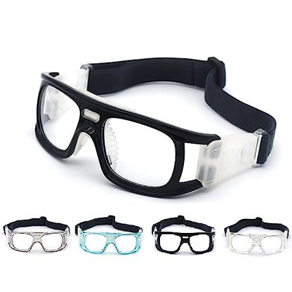Sports Goggles Glasses for Men Women Racquetball Basketball Football Protective Glasses Shock Lens - color: Gray