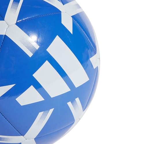 adidas Starlancer Club Soccer Ball - color: Blue/White, size: 4