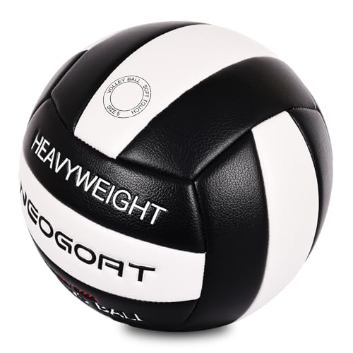 1.1LBS Weighted Heavy Volleyball For Setters Serve Trainer Setter Weighted Volleyball Training Equipment Size 5 Soft PU Leather, Durable for in&Outdoor Training, Perfect for Setting, Rebounders