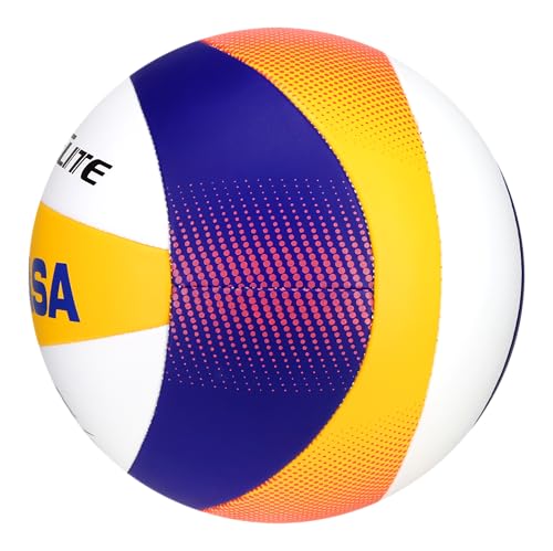 Mikasa Tour Elite Outdoor/Grass/Beach Volleyball Official Size Game Ball BV551E-WYBR