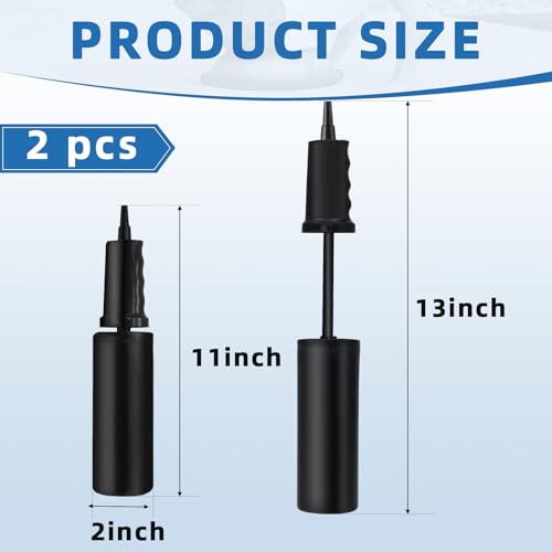 KEUYE Ball Pump Compatible with Bosu for Balloons,Yoga Ball,Manual Hand Air Ball Balance Trainer Pump Compatible with Bosu,2 Pcs