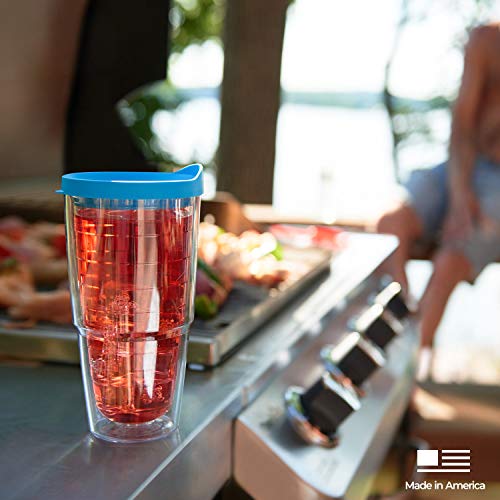 Tervis Pickleball Made in USA Double Walled Insulated Tumbler Travel Cup Keeps Drinks Cold & Hot, 24oz, Classic - style: 24oz