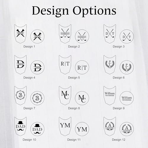 Personalized Divot Repair Tool Set, Engraved Golf Ball Marker Set for Men, Custom Golf Turf Tools Gift for Dad Golfer Groomsman