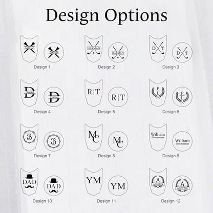 Personalized Divot Repair Tool Set, Engraved Golf Ball Marker Set for Men, Custom Golf Turf Tools Gift for Dad Golfer Groomsman