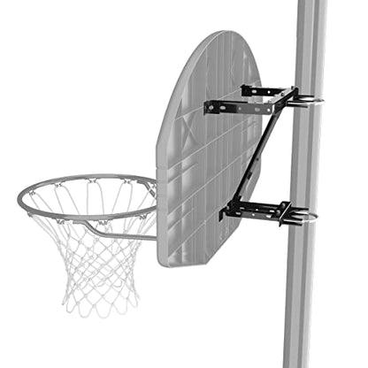 Spalding Universal Basketball Backboard Mounting Bracket | Adapts to Fit Roof, Flat Surface, or 3.5" Round Pole | Non Adjustable Height