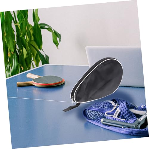 Sosoport Reusable Oxford Cloth Table Tennis Racket Bag Practical Fixed Storage Case Organizing Bag for Pong Paddle Protection and Sports Use