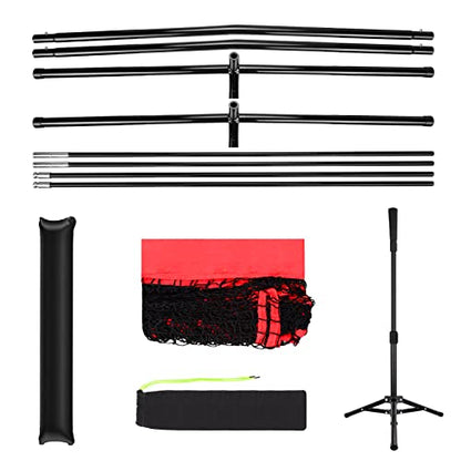 Hikeen Baseball Tees - Batting Tee with Portable Tripod Stand for Softball Hitting Training, Includes Carrying Bag - style: net and tee
