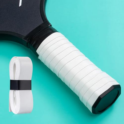 Overgrips,Pickleball Paddle Grip Tape White Replacement Grip Wrap for Pickleball Tennis Badminton Racket, Breathable, Quick Dry (6PCS)