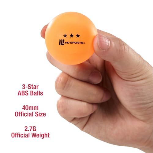 MD Sports Table Tennis Tables Multiple Styles Ping Pong Tables, Foldable for Easy Storage with Nets Included, Perfect for Family Game Rooms | Multiple Styles - style: Ping Pong Balls Bulk Pack