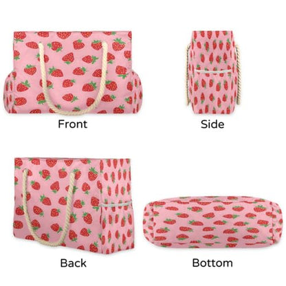 Beach Bag Waterproof Sand-proof Canvas Tote Lightweight Shoulder Bag Suitable for Family outdoor travel - color: B1