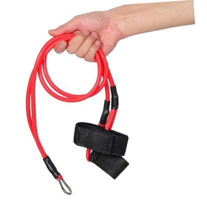 FAVOMOTO Baseball Swing Trainer Band Resistance Arm Band for Batting Practice Red Softball Baseball Training Equipment for Hitting Strength and Swing Mechanics Improvement