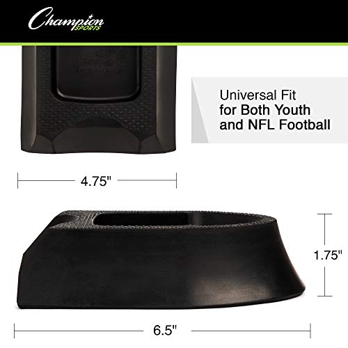 Champion Sports Football Kicking Tee – Heavy-Duty Kickoff Tee in Multiple Styles & Sizes - style: Onside Kicking Tee (1 Inch)