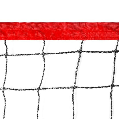 Aoneky 21ft Outdoor Replacement Portable Pickleball Net - Indoor Standard Regulation Pickleball Court Netting Only, Red