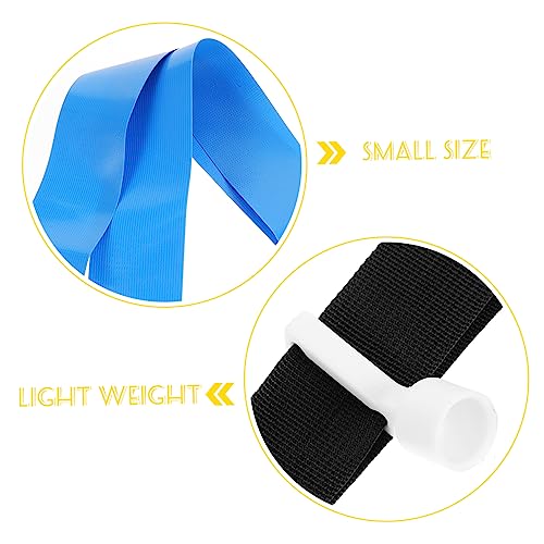 HANABASS Adjustable Football Belt Pvc Multi-use Football Belt Blue Rugby Waist Flag Ribbon Game