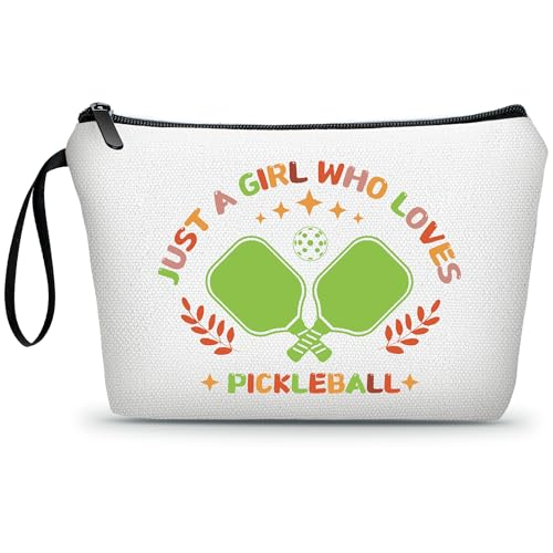 Pickleball Gifts for Women,Pickleball Lover Gifts,Pickleball Accessories Women,Pickleball Cosmetic Makeup Bag,Pickleball Party Gifts,Birthday Gifts for Teen Girls - color: pickleball 2