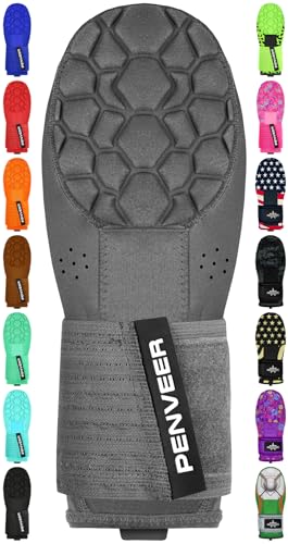 Baseball Sliding Mitt Youth & Adult, Sliding Glove for Baseball, Softball Sliding Guard, Left and Right Hands - color: Grey, size: Adult