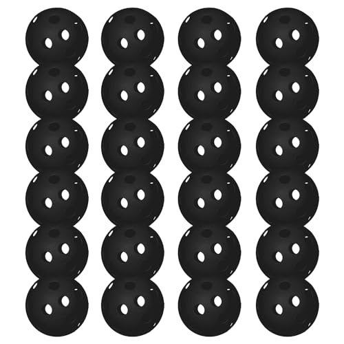 6 Pack Sports Outdoor Pickleballs - 40 Pickleball Balls - USA Pickleball Balls (USAPA) Approved - Official US Open Ball - color: Black, style: 24 - Pack