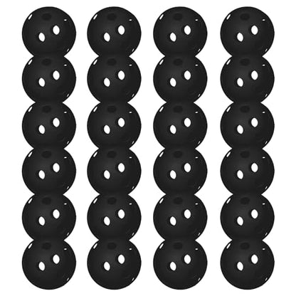 6 Pack Sports Outdoor Pickleballs - 40 Pickleball Balls - USA Pickleball Balls (USAPA) Approved - Official US Open Ball - color: Black, style: 24 - Pack