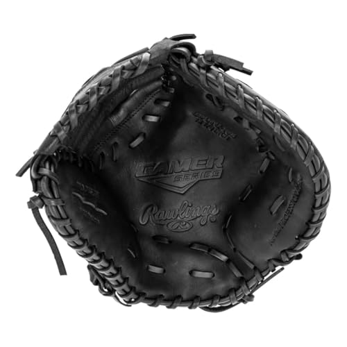 Rawlings Gamer Contour Series Utility Baseball Glove | Youth | Travel | Infield | Outfield | First Base | Black | Right Hand Thrower | Left Hand Thrower - size: 12.25"