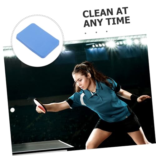 Table Tennis Bat Cleaner Sponge Wipe Tool Soft and Delicate 2-Pack Cleaning Sponges for Racket Maintenance Portable Paddle Supplies for Indoor Use
