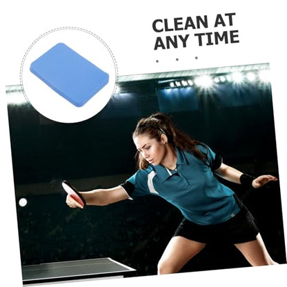Table Tennis Bat Cleaner Sponge Wipe Tool Soft and Delicate 2-Pack Cleaning Sponges for Racket Maintenance Portable Paddle Supplies for Indoor Use