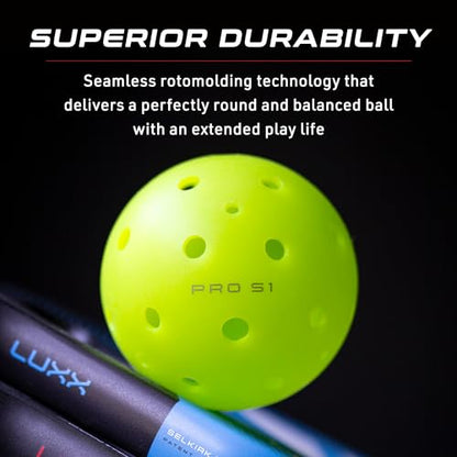 Selkirk Sport SLK Helix Pro Camo Hex Pickleball Paddle & Pro S1 12pk Pickleball Ball Bundle