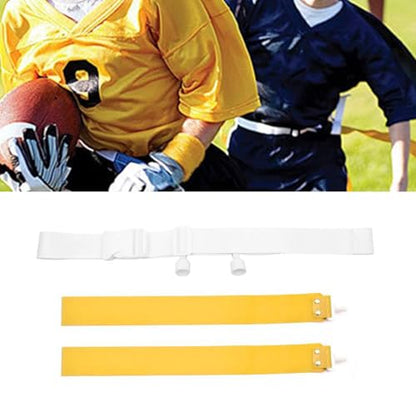 Trained Flags Football Set Adjustable Football Belt Flags Training Equipment for Kids Sports Games and Activity