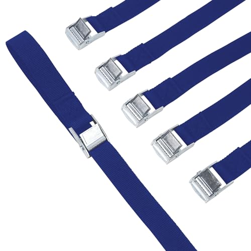 Aoneky 6-Pack Volleyball Net Tension Straps - Side Straps for Net Tension (Blue) - color: Blue
